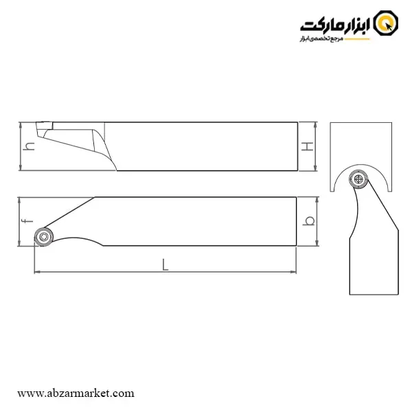 هلدر بیرون تراش (روتراش) اسموکس برای الماس اینسرت RCMT 10