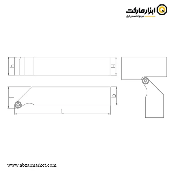 هلدر بیرون تراش (روتراش) اسموکس برای الماس اینسرت RCMT 10
