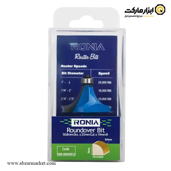 تیغ اورفرز رونیا بانکی قطر 50.8 میلی متر مدل 05B-50825012 تیغ اورفرز رونیا بانکی قطر 50.8 میلی متر مدل 05B-50825012