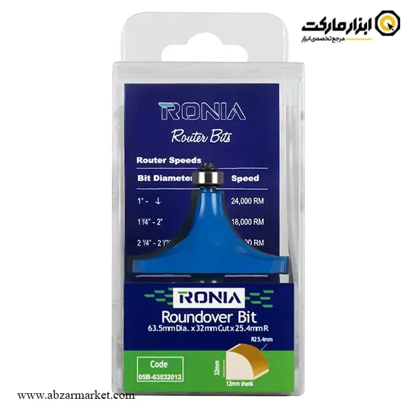 تیغ اورفرز رونیا بانکی قطر 63.5 میلی متر مدل 05B-63532012
