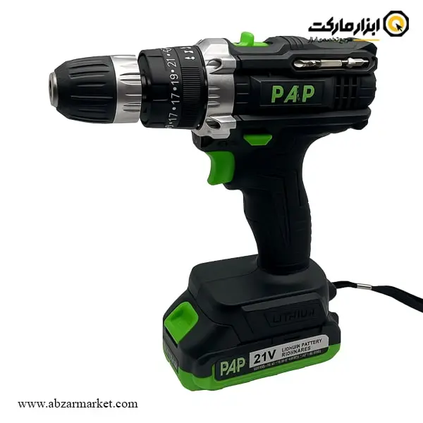 کیت دریل شارژی چکشی PAP لیتیوم 21 ولت مدل CID-2126 کیت دریل شارژی چکشی PAP لیتیوم 21 ولت مدل CID-2126