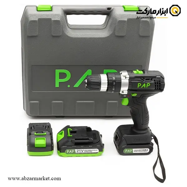 کیت دریل شارژی چکشی PAP لیتیوم 21 ولت مدل CID-2126 کیت دریل شارژی چکشی PAP لیتیوم 21 ولت مدل CID-2126