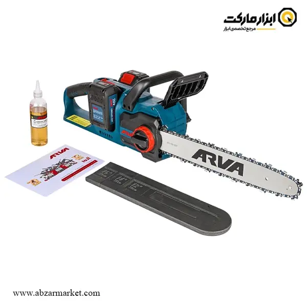 اره زنجیری شارژی آروا براشلس 40 سانتی متر مدل 5942 اره زنجیری شارژی آروا براشلس 40 سانتی متر مدل 5942