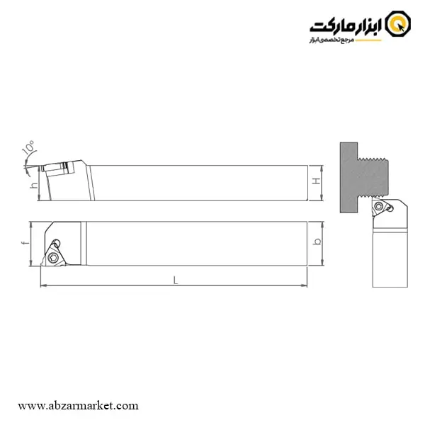 هلدر گام زنی (پیچ بری) روتراش اسموکس برای الماس اینسرت ISO 22
