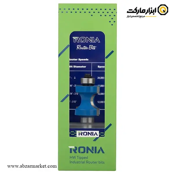 تیغ اورفرز رونیا نیم گرد لبه قطر 25.4 میلی متر مدل 20B-25425012 تیغ اورفرز رونیا نیم گرد لبه قطر 25.4 میلی متر مدل 20B-25425012