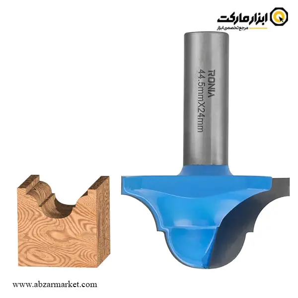 تیغ اورفرز رونیا پروفیل نفوذی سر گرد قطر 44.5 میلی متر مدل 44524012-21 تیغ اورفرز رونیا پروفیل نفوذی سر گرد قطر 44.5 میلی متر مدل 44524012-21