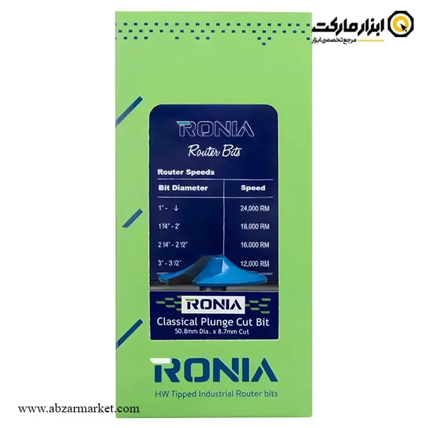 تیغ اورفرز رونیا پروفیل کلاسیک قطر 50.8 میلی متر مدل 50808712-21 تیغ اورفرز رونیا پروفیل کلاسیک قطر 50.8 میلی متر مدل 50808712-21
