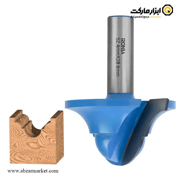 تیغ اورفرز رونیا پروفیل نفوذی سر گرد قطر 52.4 میلی متر مدل 52428612-21 تیغ اورفرز رونیا پروفیل نفوذی سر گرد قطر 52.4 میلی متر مدل 52428612-21