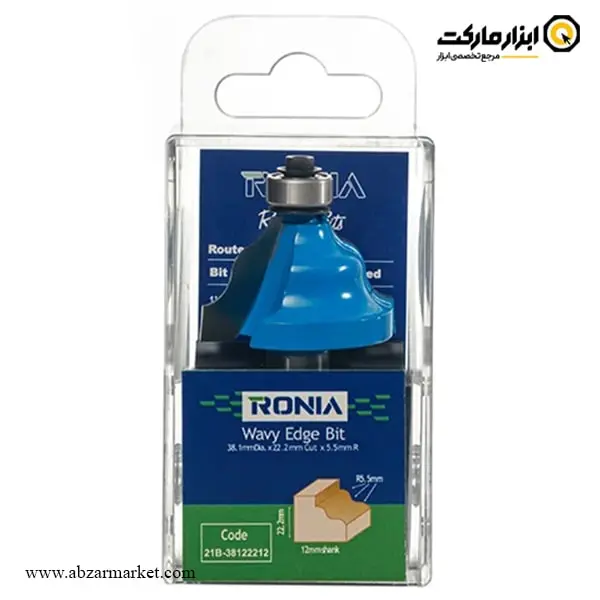تیغ اورفرز رونیا پروفیل لبه قطر 38.1 میلی متر مدل 21B-38122212 تیغ اورفرز رونیا پروفیل لبه قطر 38.1 میلی متر مدل 21B-38122212