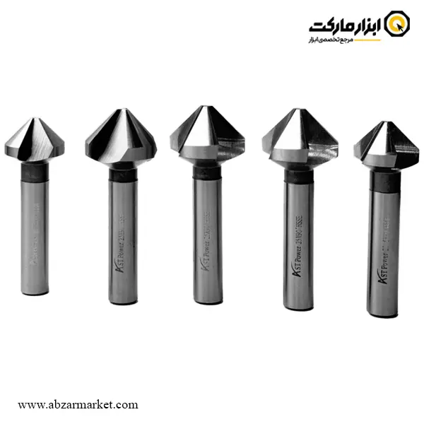 مته خزینه مخروطی ای اس تی پاور HSSE زاویه 90 درجه