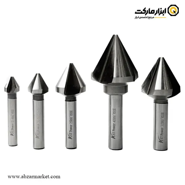 مته خزینه مخروطی ای اس تی پاور HSSE زاویه 60 درجه