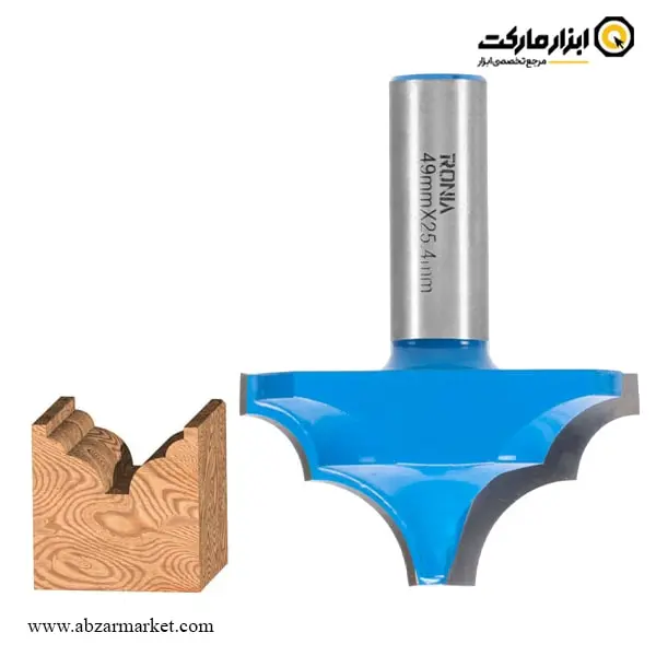 تیغ اورفرز رونیا پروفیل کلاسیک دو پله قطر 49 میلی متر مدل 49025412-21 تیغ اورفرز رونیا پروفیل کلاسیک دو پله قطر 49 میلی متر مدل 49025412-21
