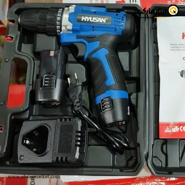 دریل شارژی هیوسان لیتیوم 12 ولت مدل S-1211