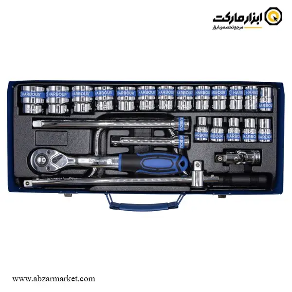 جعبه بکس هاربر 24 پارچه 1/2 اینچ مدل HT24P
