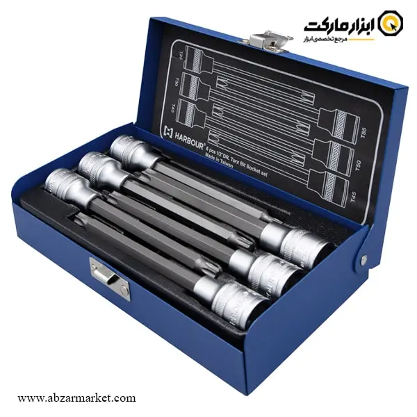 ست آلن بکسی ستاره ای هاربر 6 پارچه 1/2 اینچ مدل HT6P