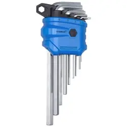 آچار آلن شش گوش هاربر کارتی بلند 9 عددی مدل H9A-LM