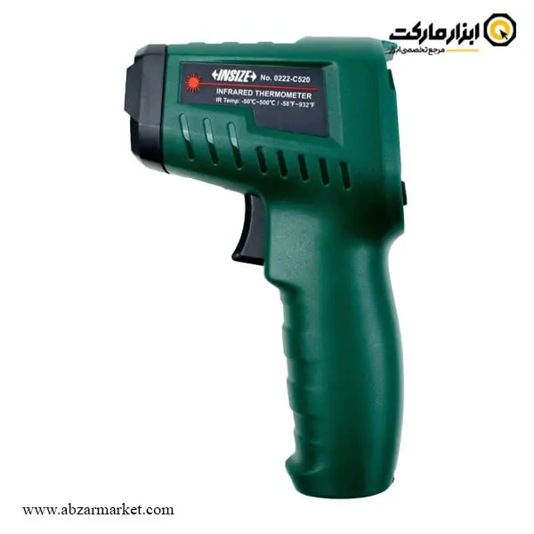 ترمومتر لیزری 500 درجه اینسایز (با گارانتی شرکتی) مدل 0222-C520 ترمومتر لیزری 500 درجه اینسایز (با گارانتی شرکتی) مدل 0222-C520