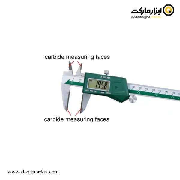 کولیس دیجیتال اینسایز 20 سانتی متر کاربایدی (با گارانتی شرکتی) مدل 200-1110 A