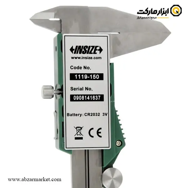 کولیس دیجیتال اینسایز 15 سانتی متر تیغه گرد (با گارانتی شرکتی) مدل 150-1119