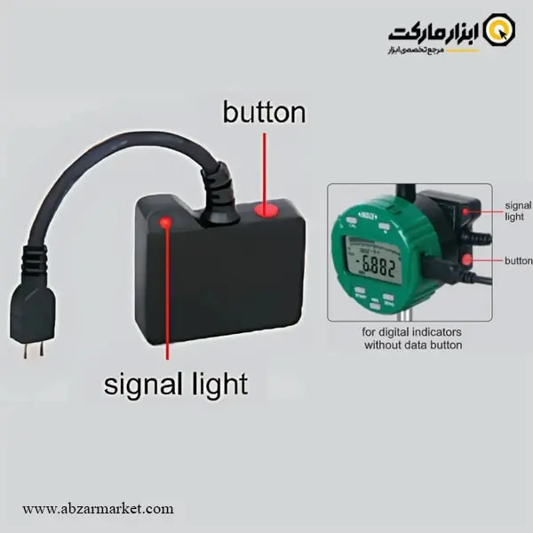 فرستنده وایرلس (ترانسمیتر) ساعت اندیکاتور دیجیتال اینسایز مدل 50-7315 M
