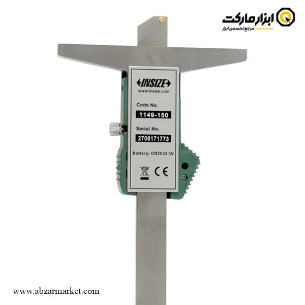 کولیس عمق سنج دیجیتال اینسایز 150 میلی متر ضد آب (با گارانتی شرکتی) مدل 150-1149