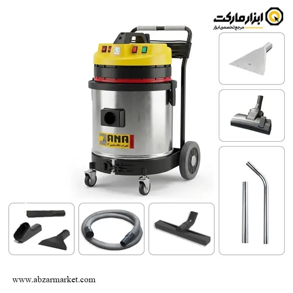 جاروبرقی صنعتی آنا سه موتوره آب و خاک مدل 53WD Eco جاروبرقی صنعتی آنا سه موتوره آب و خاک مدل 53WD Eco