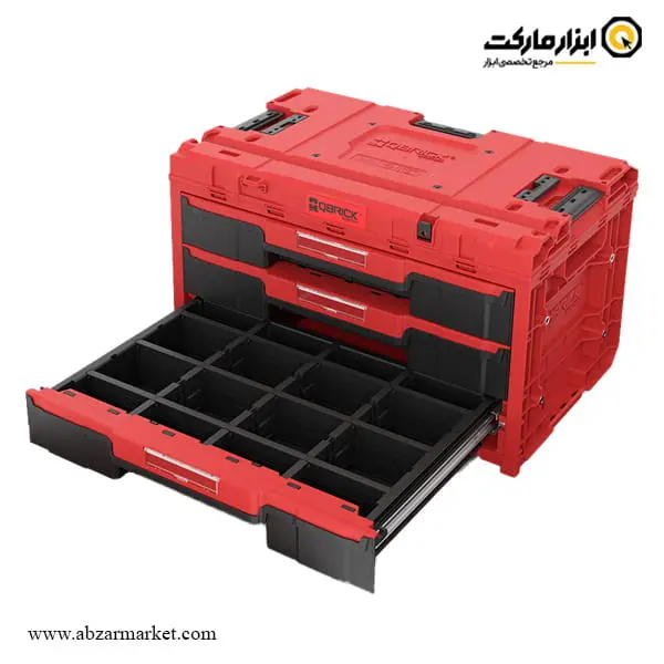 جعبه ابزار تخصصی کیوبریک کشویی مدل One Drawer 3 Toolbox 2.0 Red Ultra HD