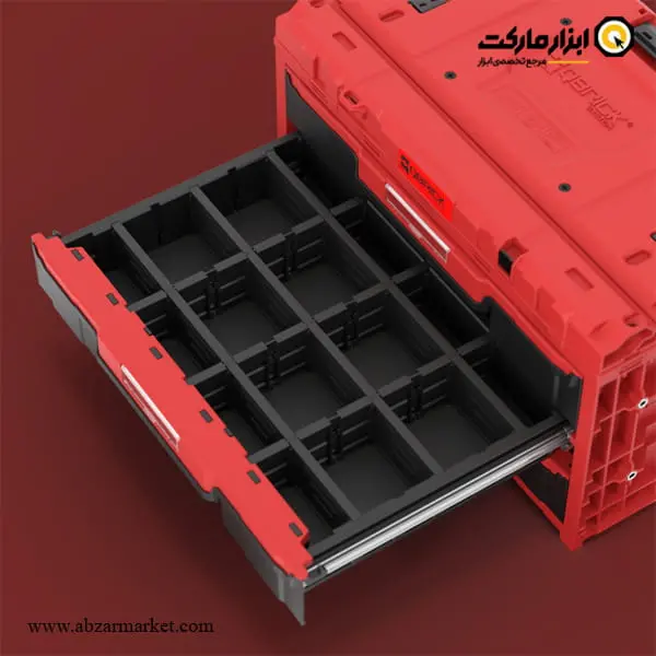 جعبه ابزار تخصصی کیوبریک کشویی مدل One Drawer 3 Toolbox 2.0 Red Ultra HD