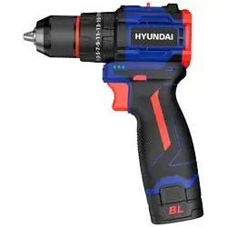 دریل شارژی چکشی هیوندای براشلس لیتیوم 16 ولت مدل HP-5216