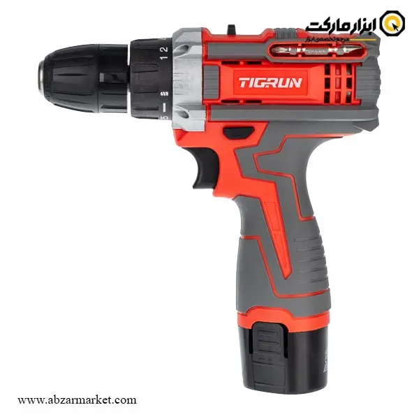 دریل شارژی تیگران لیتیوم 12 ولت مدل TG-3012E