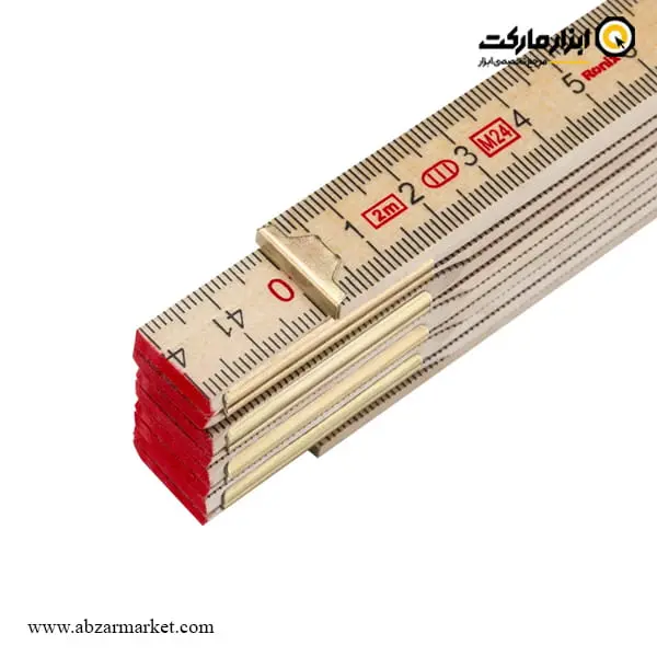 خط کش الگو برداری چوبی رونیکس 200 سانتی متر مدل RH-9715