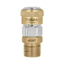 کوپلینگ مادگی اتوماتیک توسن 1/2 اینچ رزوه خارج مدل 40SMT