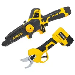 کیت اره زنجیری و قیچی باغبانی شارژی براشلس کنزاکس 16.8 ولت مدل 8740