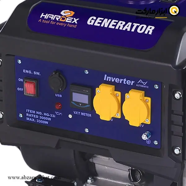 موتور برق اینورتر هاردکس 3.3 کیلو وات مدل HG-33i موتور برق اینورتر هاردکس 3.3 کیلو وات مدل HG-33i