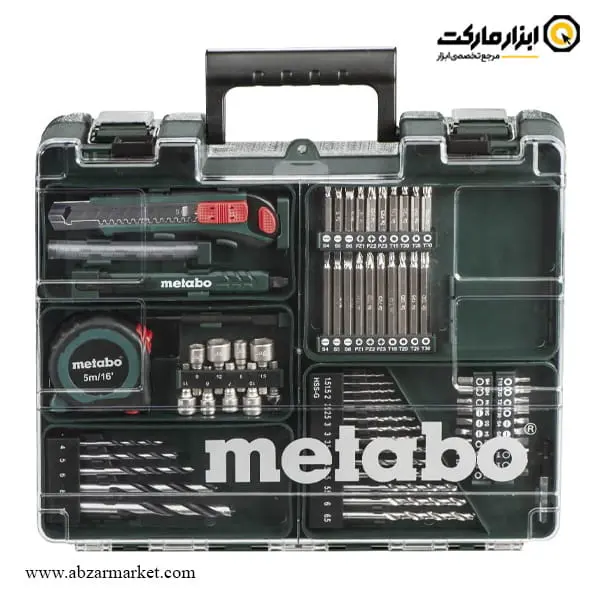 کیت دریل شارژی متابو 18 ولت 74 پارچه مدل BS 18 Set