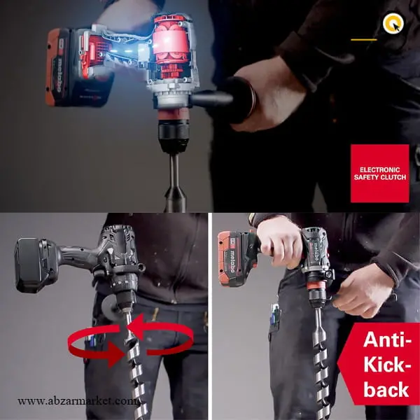 دریل شارژی چکشی متابو براشلس لیتیوم 18 ولت مدل SB 18 LTX-3 BL Q I