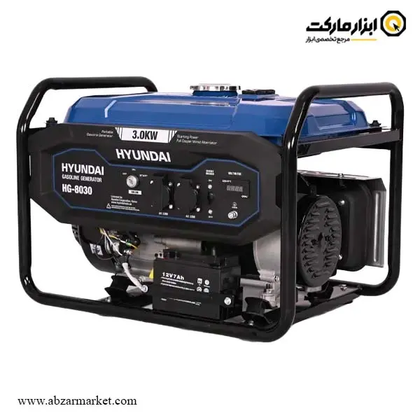 موتور برق هیوندای 3 کیلو وات مدل HG-8030 موتور برق هیوندای 3 کیلو وات مدل HG-8030
