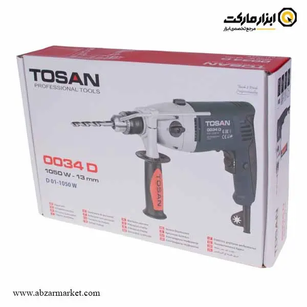 دریل گیربکسی توسن مدل 0034D