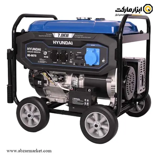 موتور برق هیوندای 7 کیلو وات مدل HG-8070 موتور برق هیوندای 7 کیلو وات مدل HG-8070