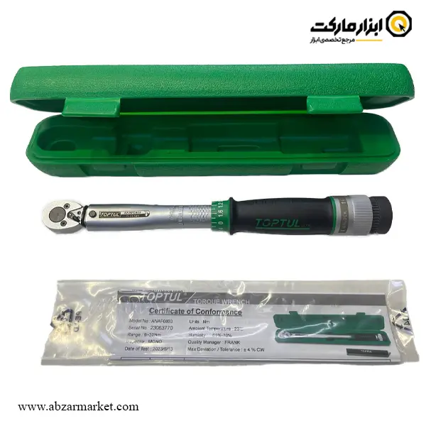 آچار ترکمتر جغجغه ای 1/4 اینچ تاپ تول 30-6 نیوتن مدل ANAF0803