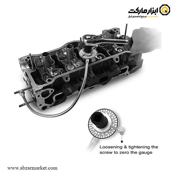 ترکمتر زاویه سنج 1/2 اینچ تاپ تول مگنتی مدل JDAW1601