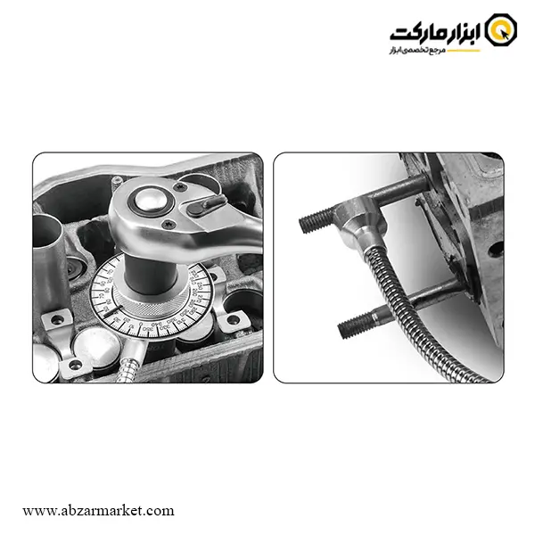 ترکمتر زاویه سنج 1/2 اینچ تاپ تول مگنتی مدل JDAW1601