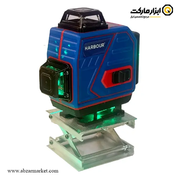 تراز لیزری هاربر 16 خط 360 درجه نور سبز ریموت دار مدل HR08101