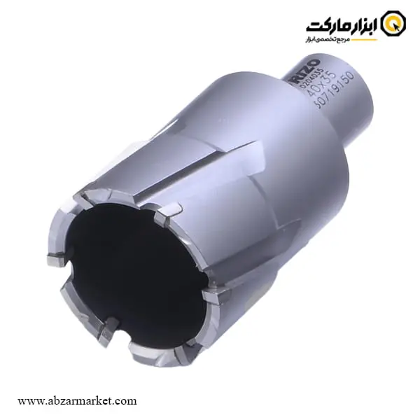 مته گرد بر دریل مگنت ریزو TCT الماسه طول 35 میلی متر