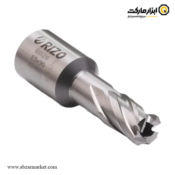 مته گرد بر دریل مگنت ریزو HSS طول 30 میلی متر