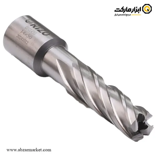 مته گرد بر دریل مگنت ریزو HSS طول 50 میلی متر