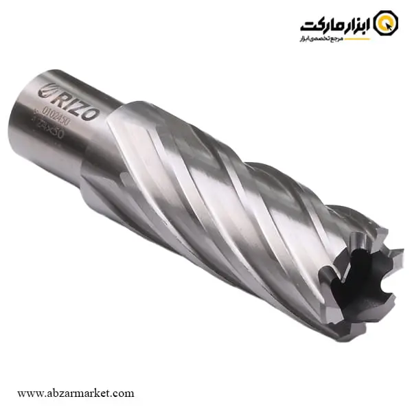 مته گرد بر دریل مگنت ریزو HSS طول 50 میلی متر
