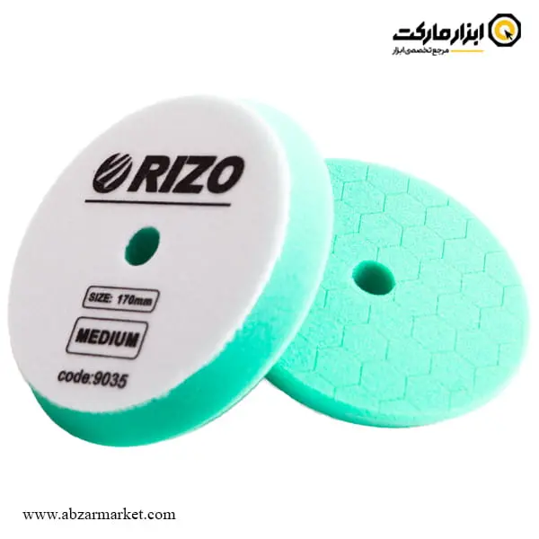 پد پولیش اسفنجی چسبی ریزو اوربیتال متوسط سری 93035