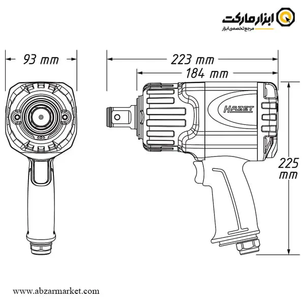 بکس بادی هازت 1 اینچ مدل 9014TT