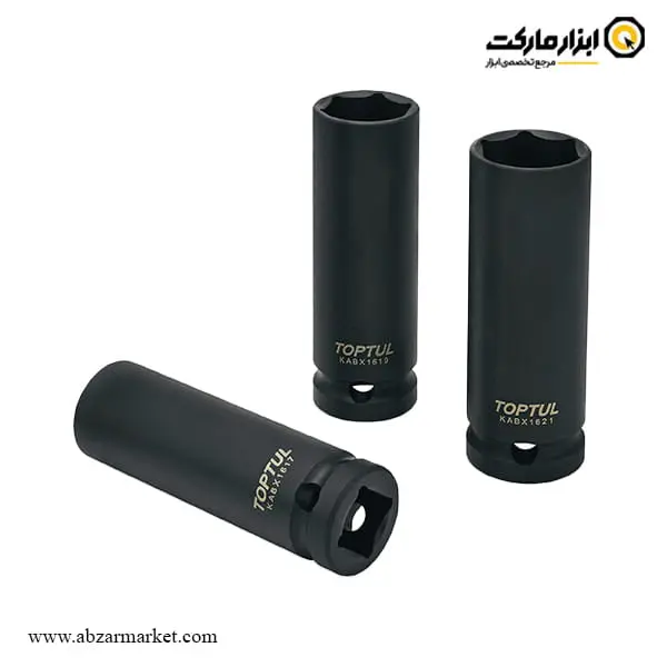 ست بکس ریلی فشار قوی تاپ تول 3 عددی 1/2 اینچ بلند مدل GDAG0301
